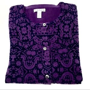 Purple & Navy Cardigan